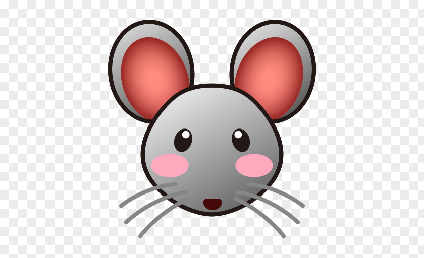 Blush Material Computer Mouse Emoji Clip Art PNG