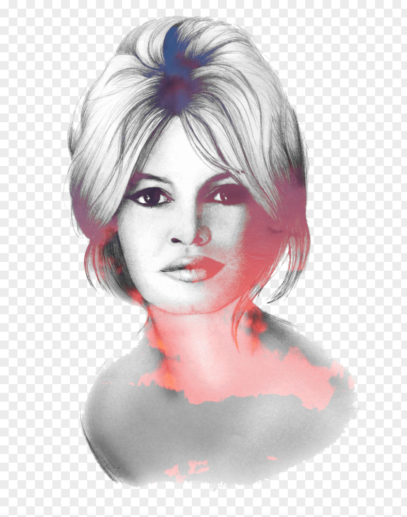 Brigitte Bardot Forehead Artist PNG