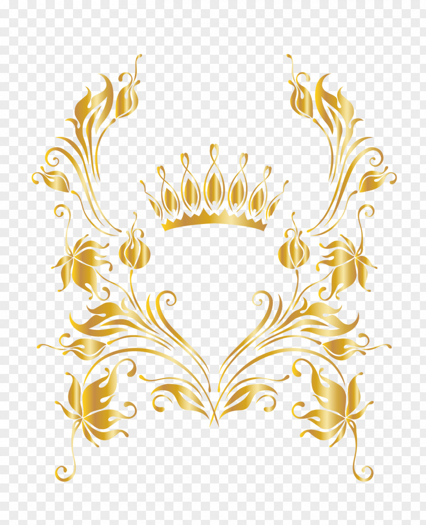 Crown Pattern Euclidean Vector PNG