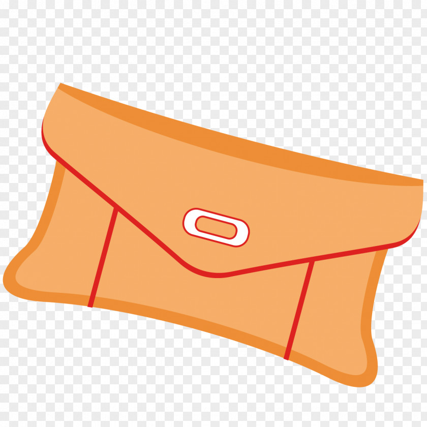 Orange Purse Handbag Wallet PNG