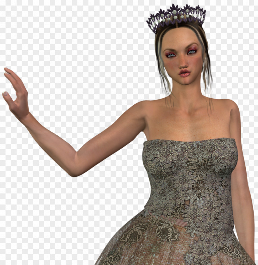 Queen 3D Computer Graphics Rendering PNG