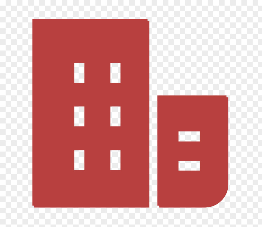 Rectangle Logo Building Icon Location Commercial PNG