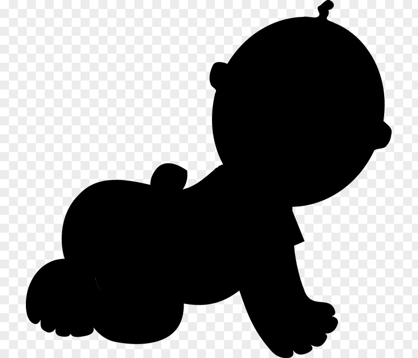 Silhouette Infant Blog Image Diaper PNG
