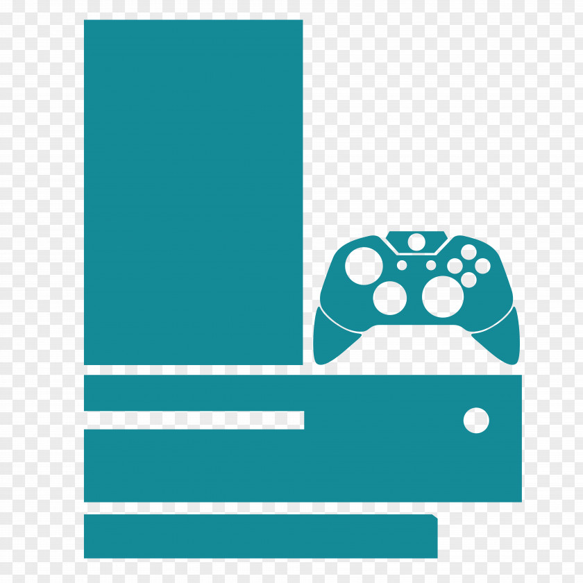 Technology Aqua Xbox One Controller Background PNG