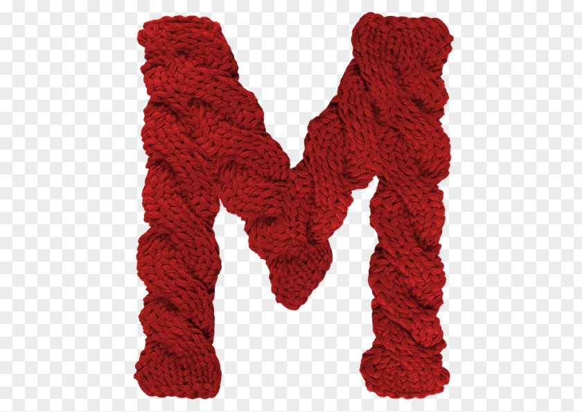 Thread Wool Letter Typeface Knitting Font PNG