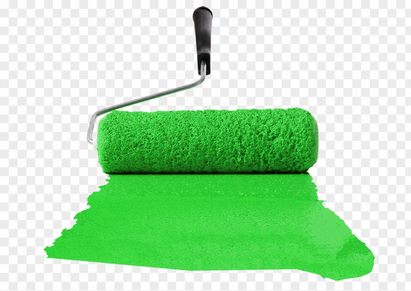 Watercolor Stain Paint Rollers House Painter And Decorator Painting PNG