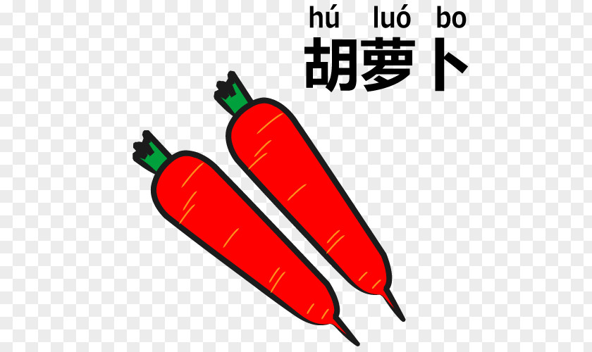 Chinese Word Carrot Bell Pepper Chili Clip Art PNG