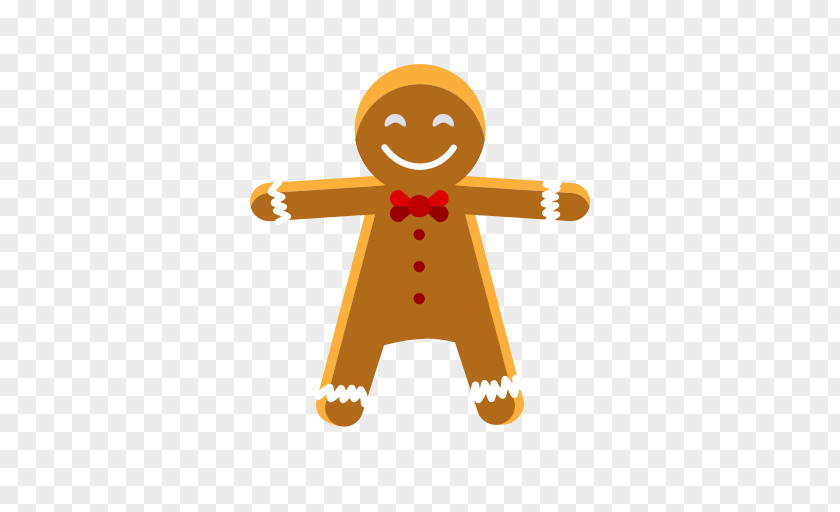 Christmas Gingerbread Man Clip Art PNG