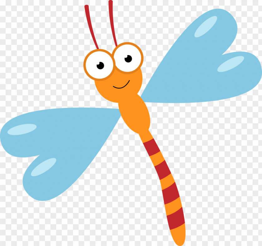 Dragonfly Butterfly Insect Happy Time Pre-School Child PNG