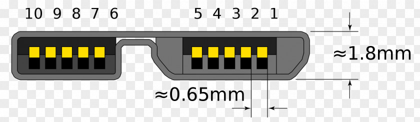 Laptop USB 3.0 Micro-USB Electrical Connector PNG