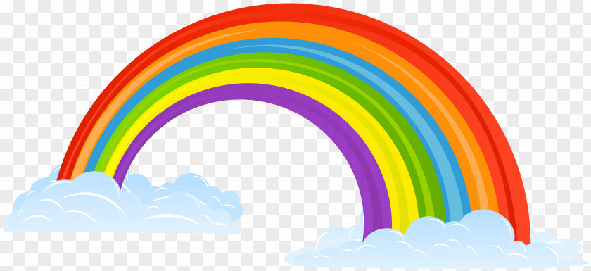 Rainbow Cloud Drawing Clip Art PNG