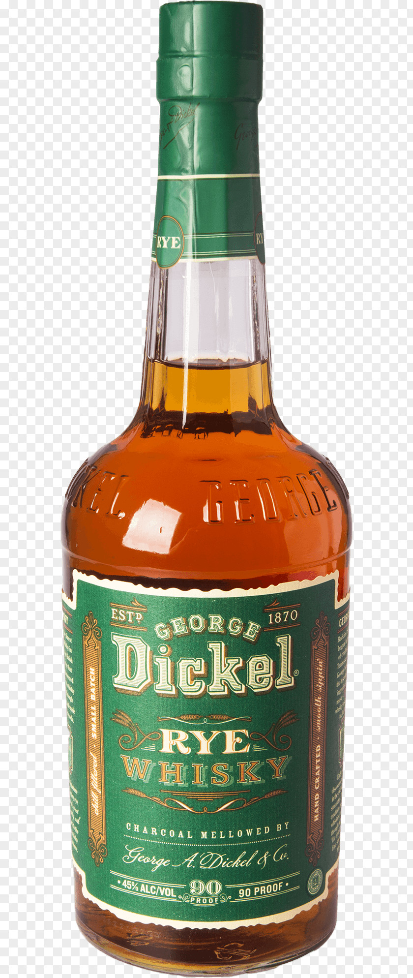 Tennessee Whiskey Rye George Dickel Liqueur PNG
