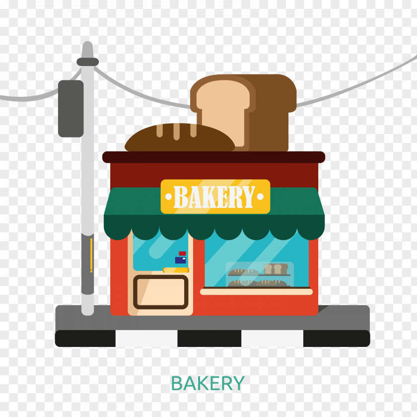 Bakery Vector Graphics Image Illustration Architecture PNG