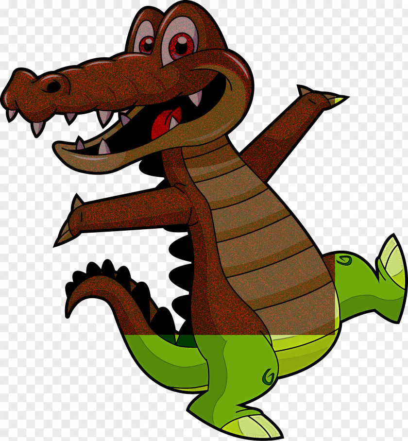 Cartoon Crocodile Reptile Crocodilia Animal Figure PNG