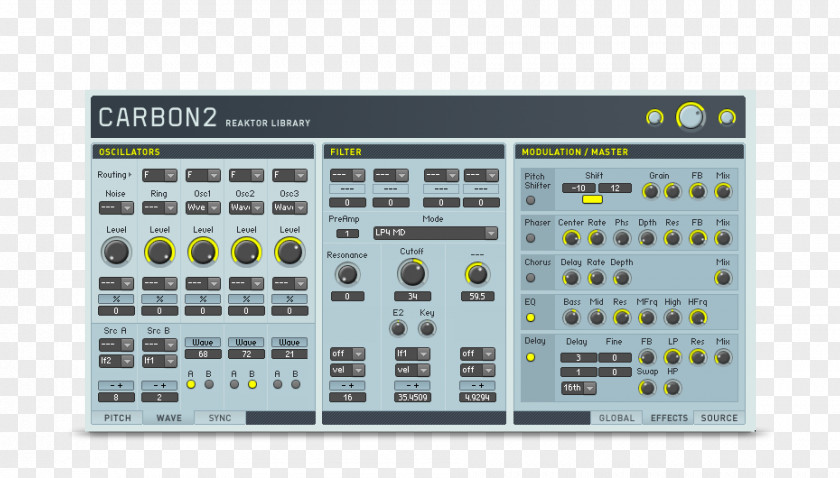 Musical Instruments Reaktor Native Sound Synthesizers PNG