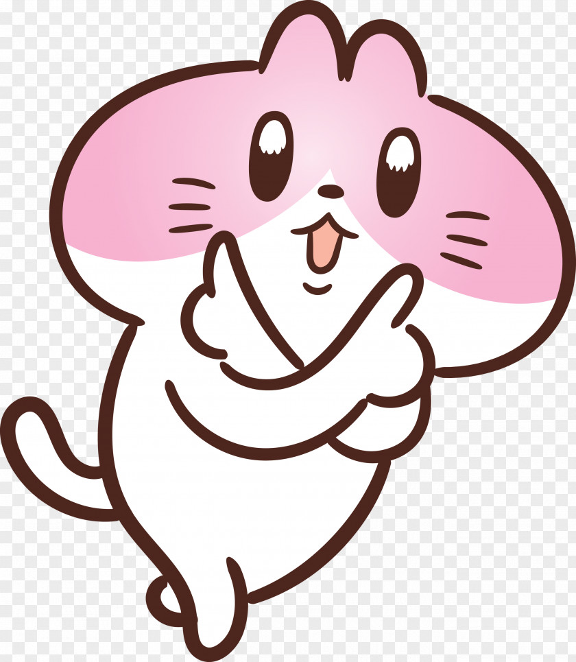 Snout Cartoon Whiskers Headgear Flower PNG