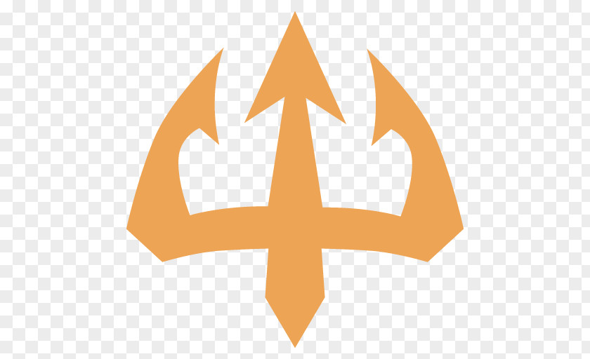 Trident Emoji Symbol Poseidon Sticker PNG