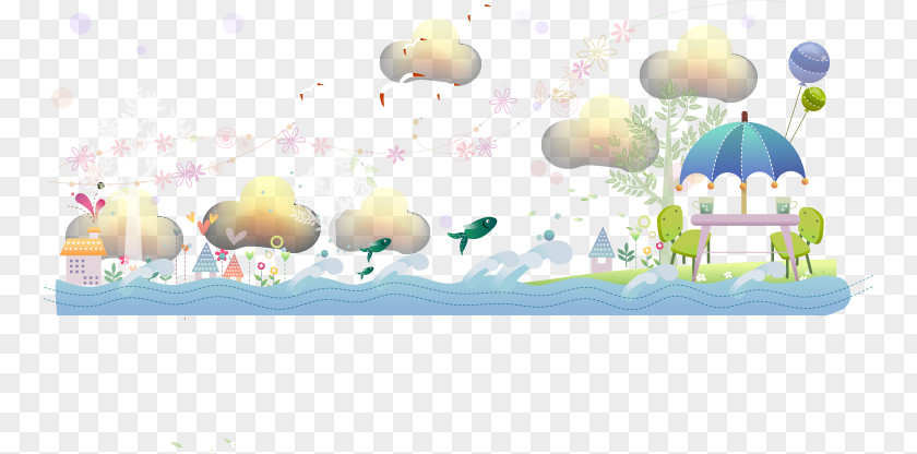 Cute Cartoon Album Spring Illustration PNG