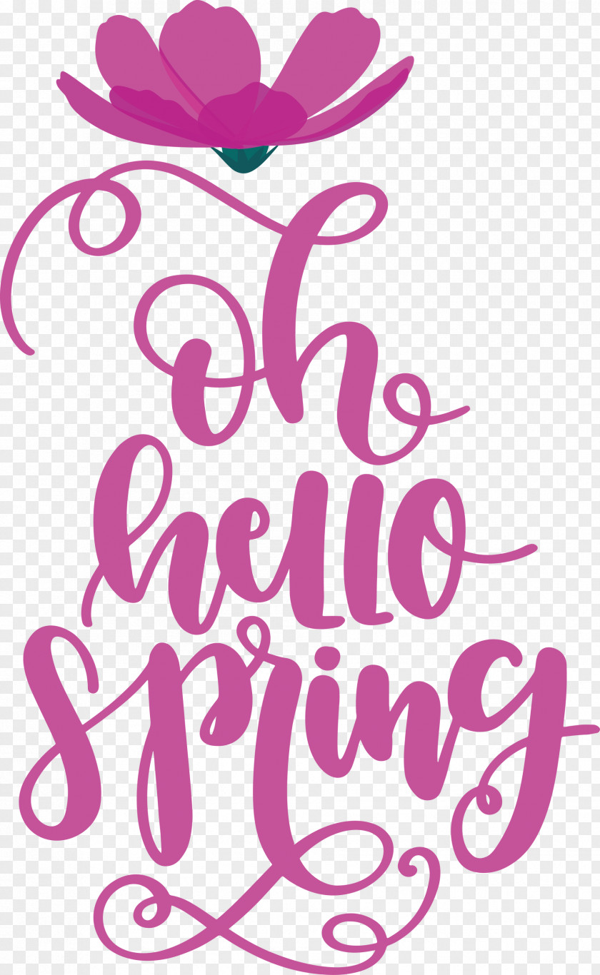 Hello Spring Oh PNG