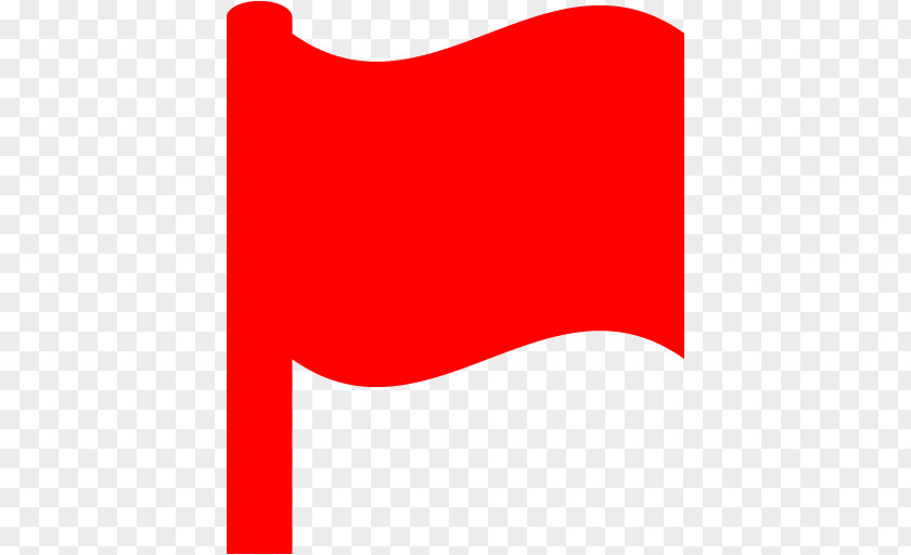 Red Flag Rectangle Logo PNG