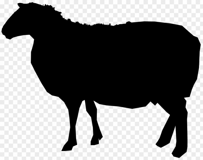 Sheep Cattle Silhouette PNG