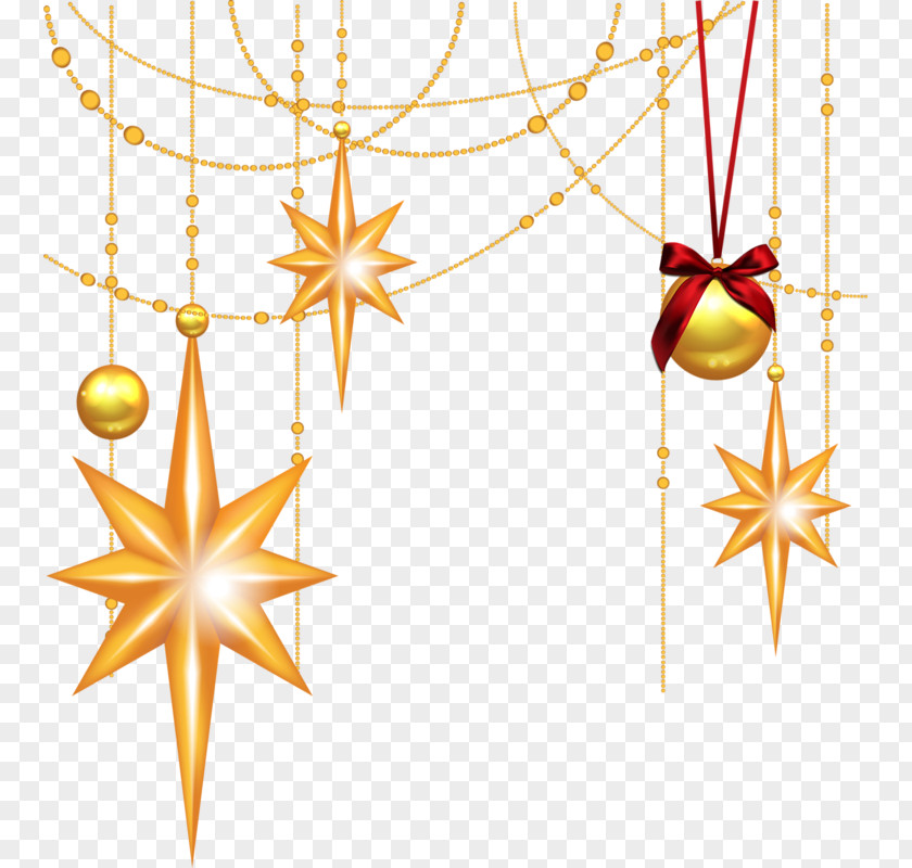 Christmas Ornament Star Of Bethlehem Clip Art PNG