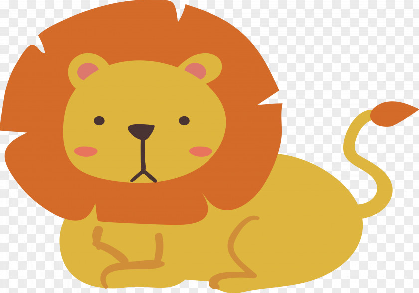 Lions Lying On The Ground Lion Icon PNG