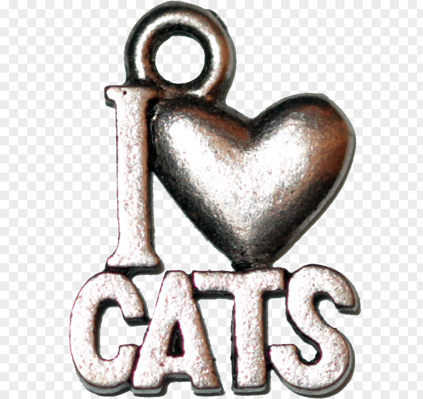 Love Cats Silver Metal Gift Sales Party Favor PNG