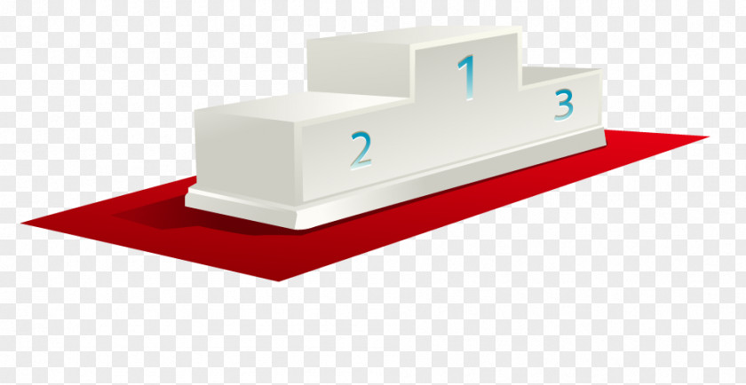 Red Carpet On White Podium Euclidean Vector PNG