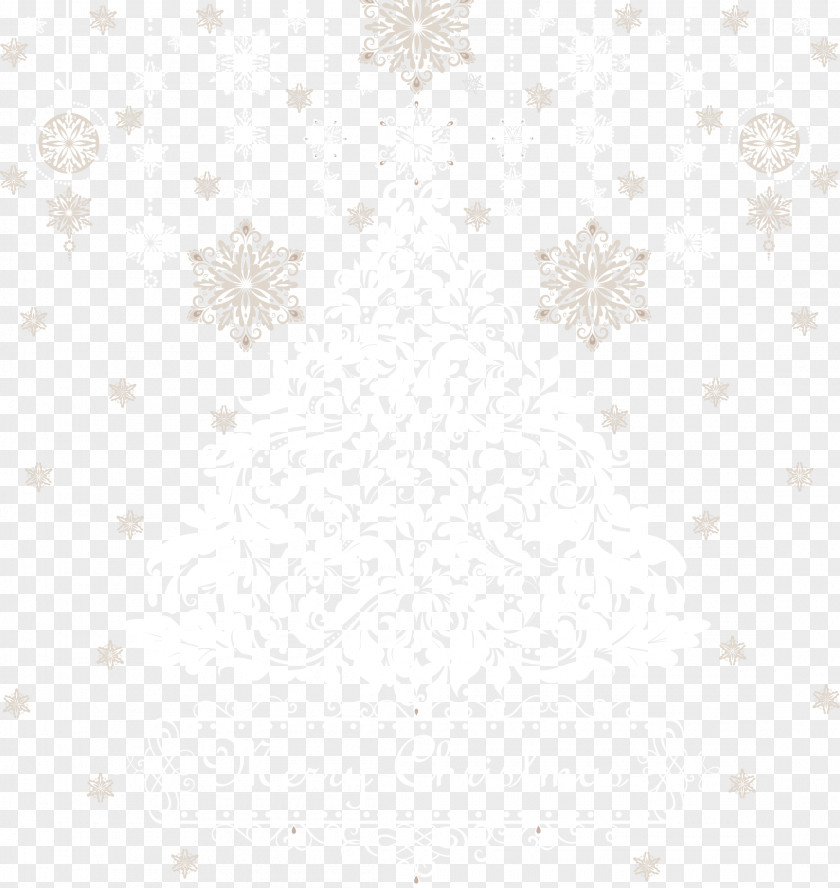 Snowflake Christmas Tree Line Symmetry Angle Point Pattern PNG