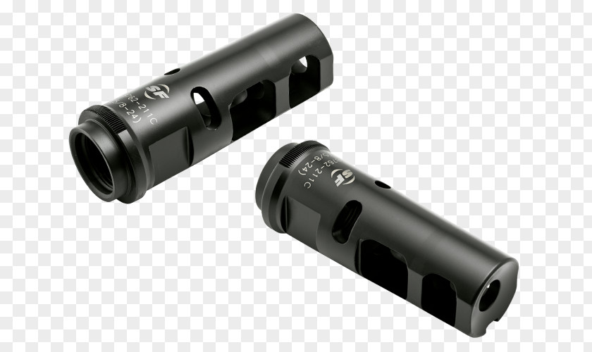 Weapon Muzzle Brake Silencer Springfield Armory M1A Flash Suppressor Firearm PNG