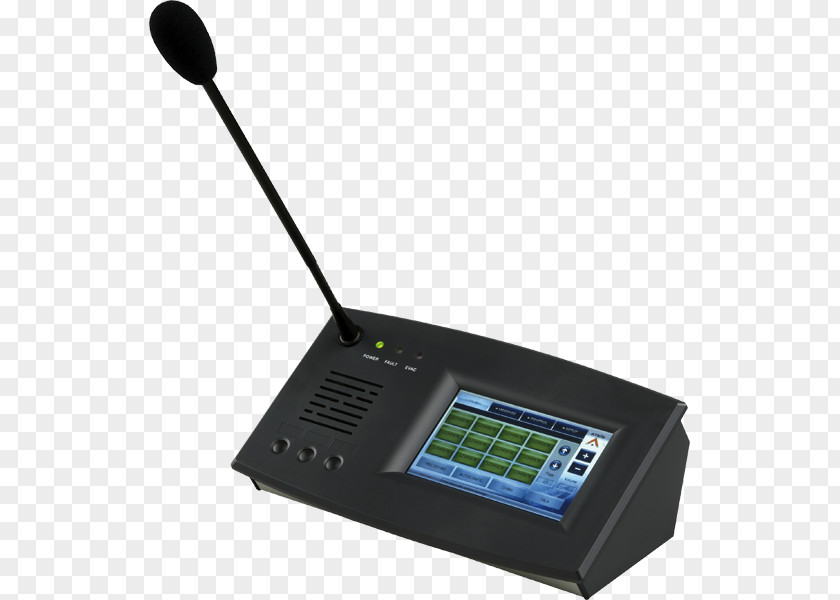 Broadcasting Device Microphone Sac Nordic Touchscreen System Console PNG
