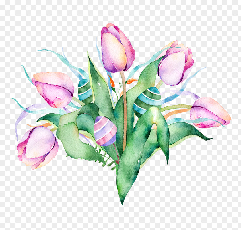 Flower Watercolor Painting Drawing PNG