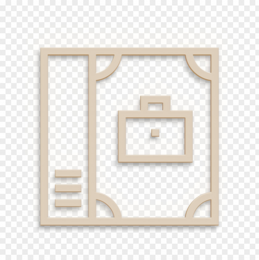 Rectangle Beige Switch Icon PNG