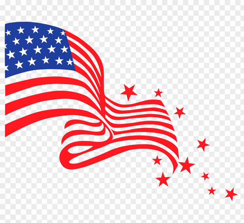 United States Flag Of The Happy Fourth July! Independence Day Clip Art PNG