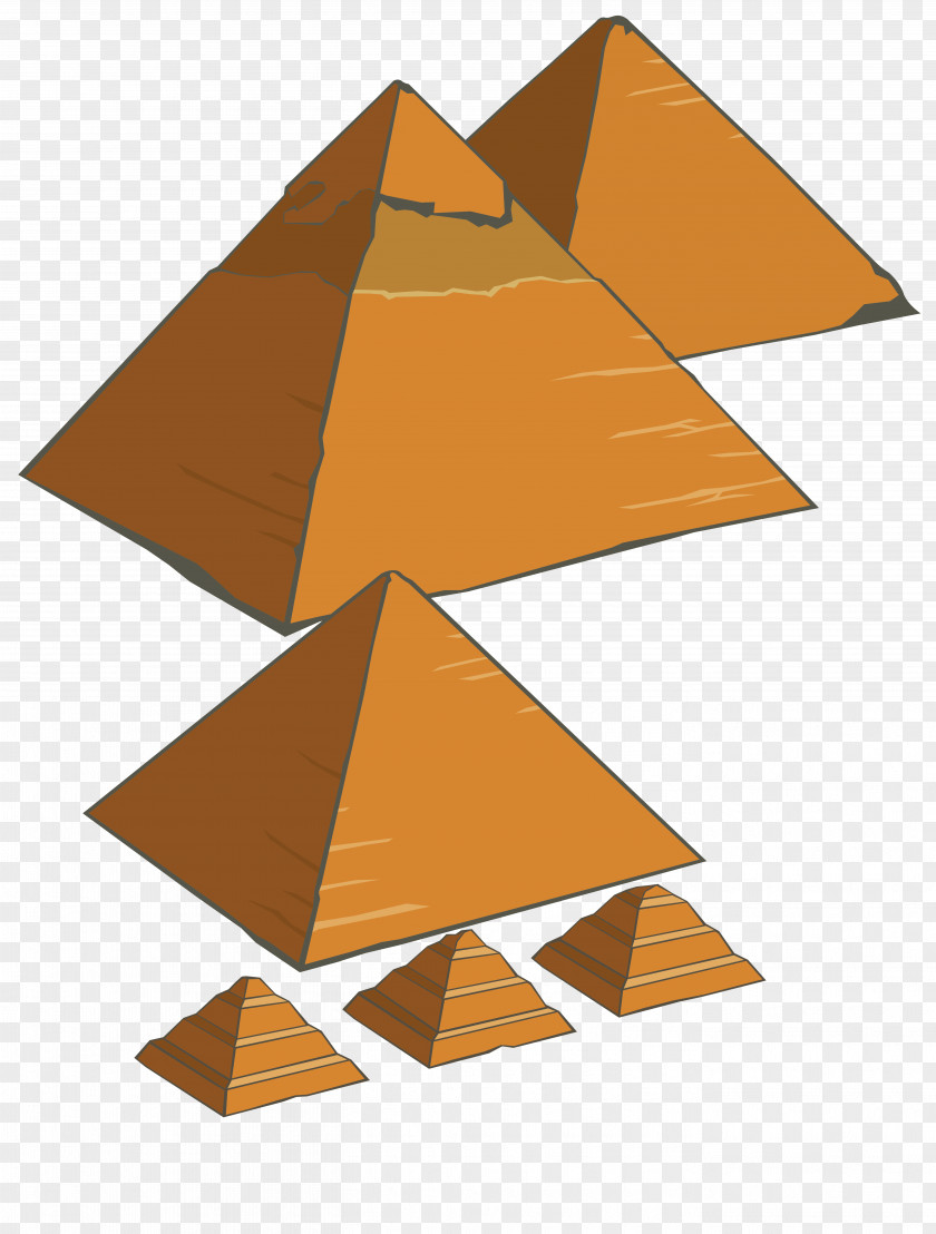 Vector Pyramid Egyptian Pyramids Cartoon PNG