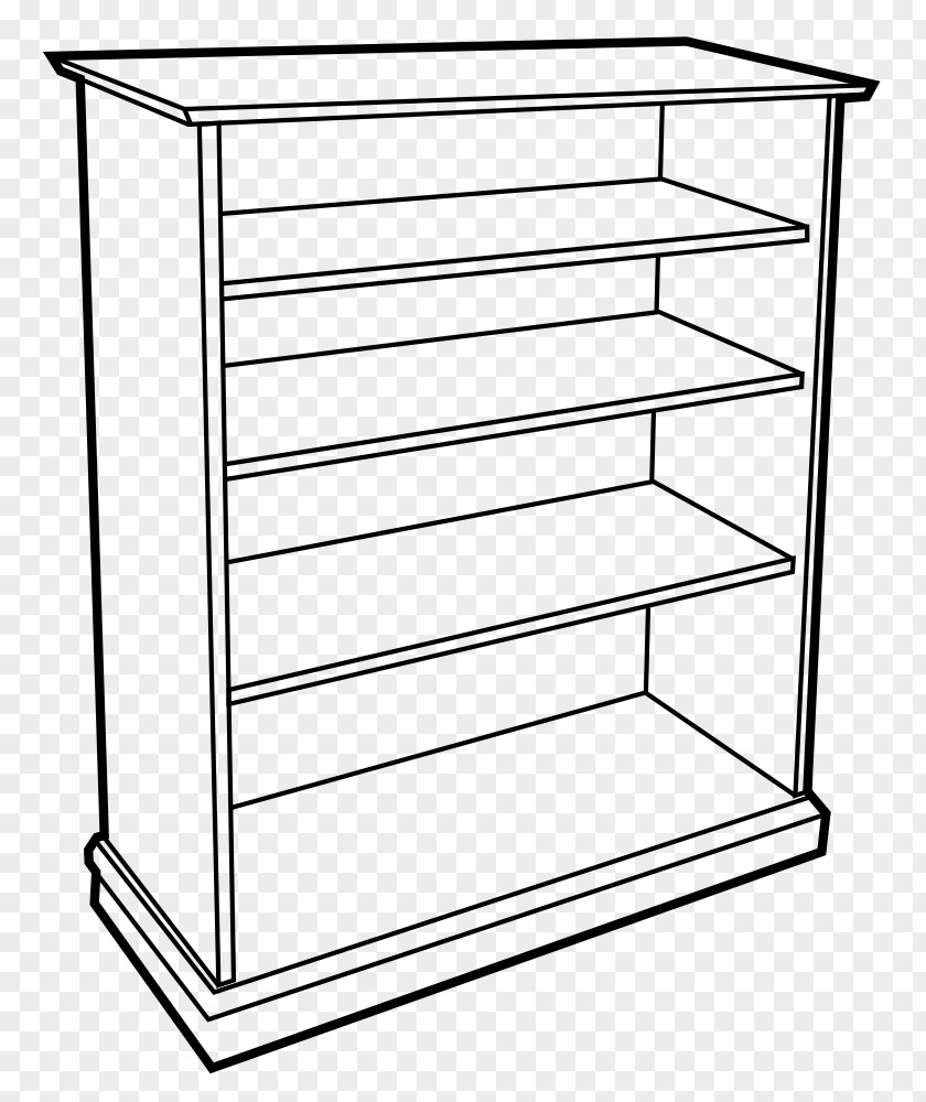 Bookcase Shelf Cupboard Clip Art PNG