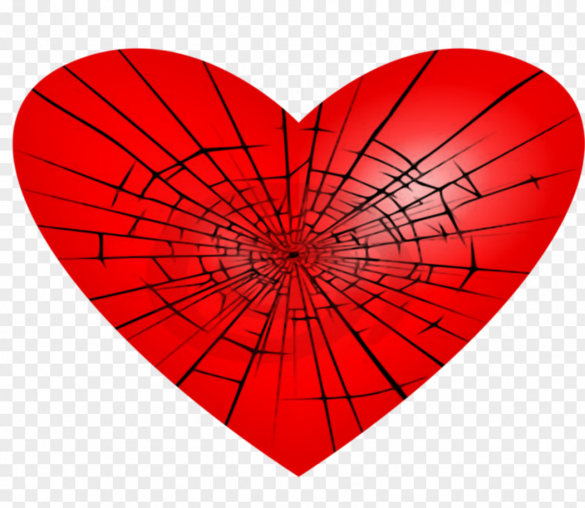 Broken Heart Glass PNG
