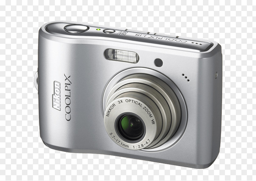 Digital Camera Nikon Coolpix L15 Fujifilm Zoom Lens PNG