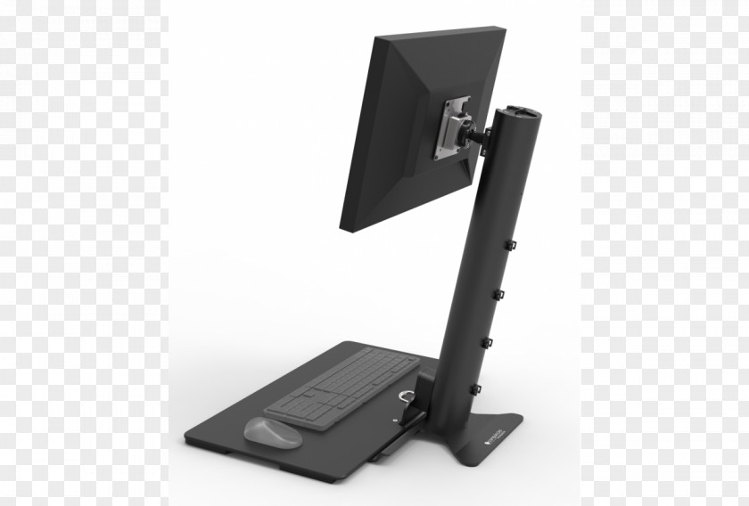 Sit And Reach Sit-stand Desk Computer Keyboard Mouse Monitors Standing PNG