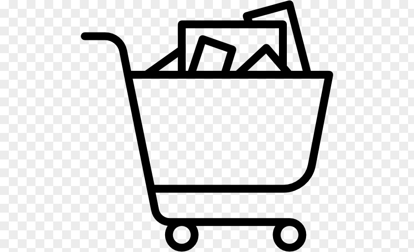 Supermarket Trolley Shopping Cart Online PNG