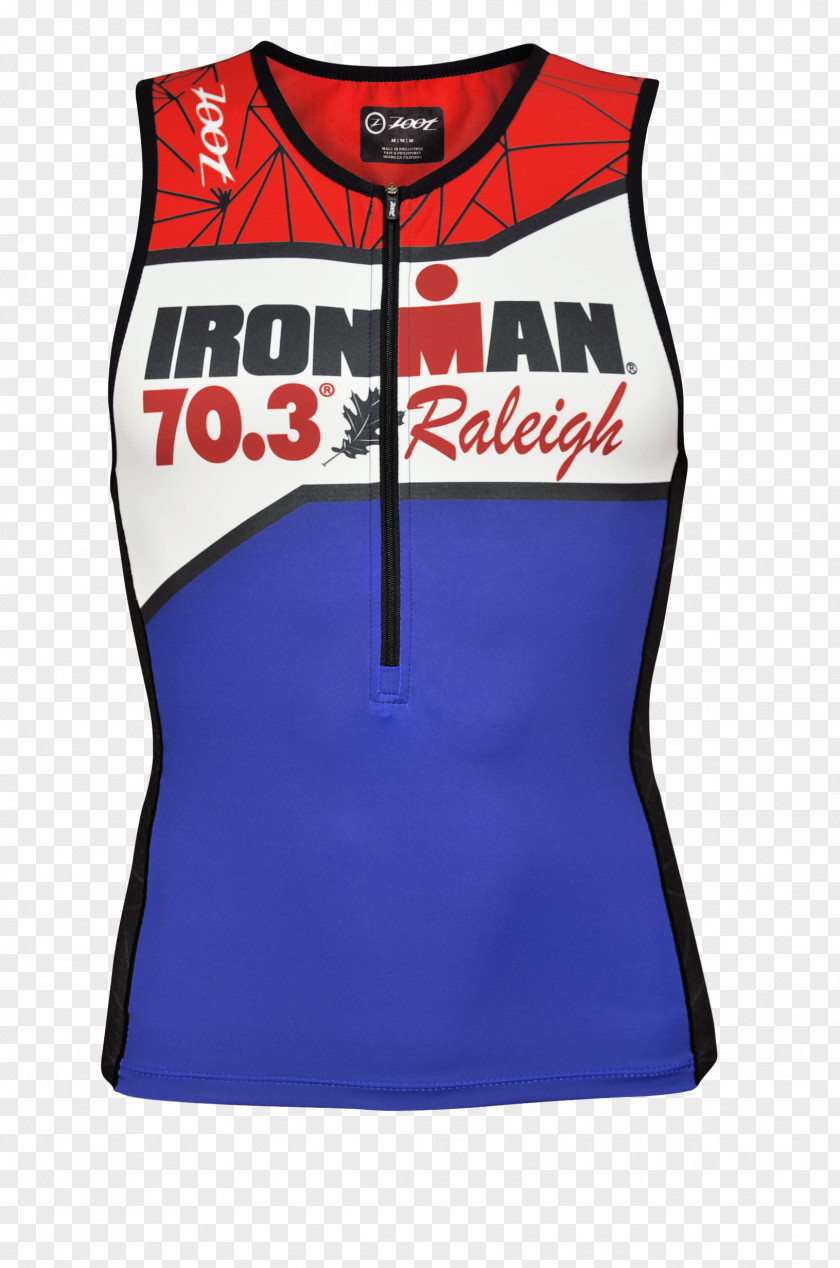 T-shirt Sports Fan Jersey Ironman 70.3 Sleeveless Shirt PNG