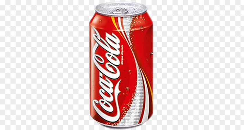 Coca Cola Coca-Cola Fizzy Drinks Diet Coke Beverage Can PNG