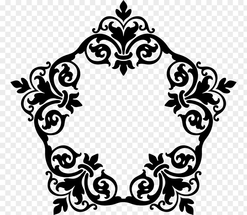 Damask Picture Frames Clip Art PNG