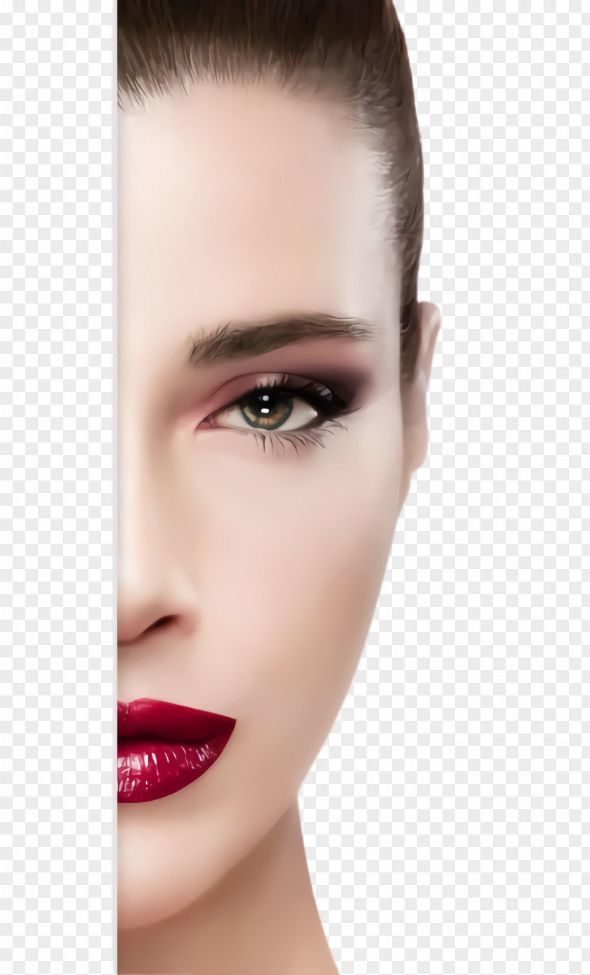 Eye Forehead Face Eyebrow Eyelash Lip Skin PNG