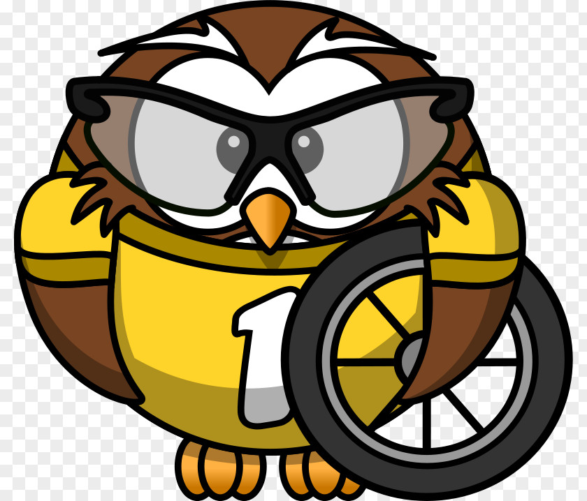 Four Wheeler Clipart Owl Cycling Bicycle Clip Art PNG