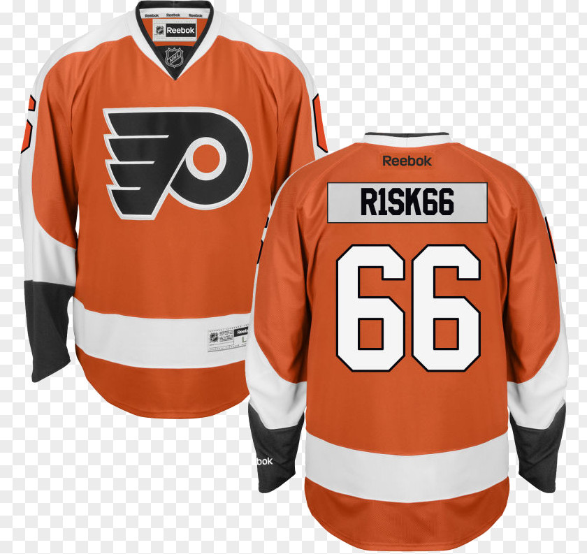 Reebok Philadelphia Flyers National Hockey League NHL Uniform Jersey PNG