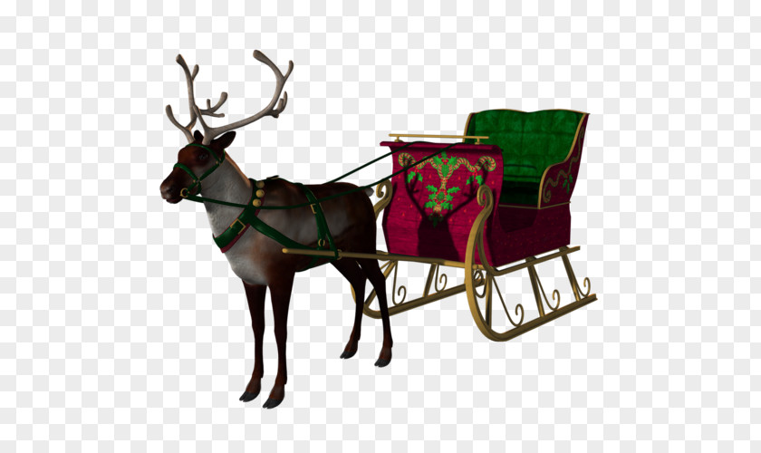 Carriage Chariot Christmas Decoration Drawing PNG