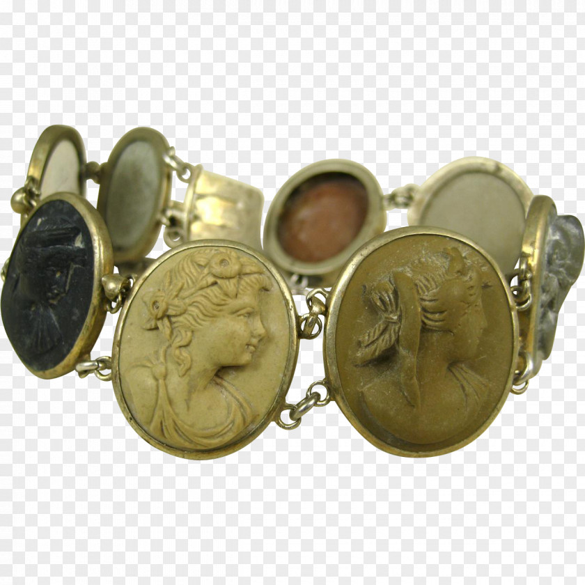 Jewellery Locket Cameo Gold Bracelet PNG