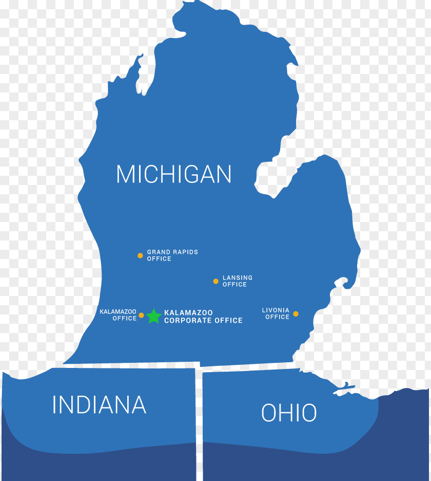 Map Michigan Territory Vector PNG